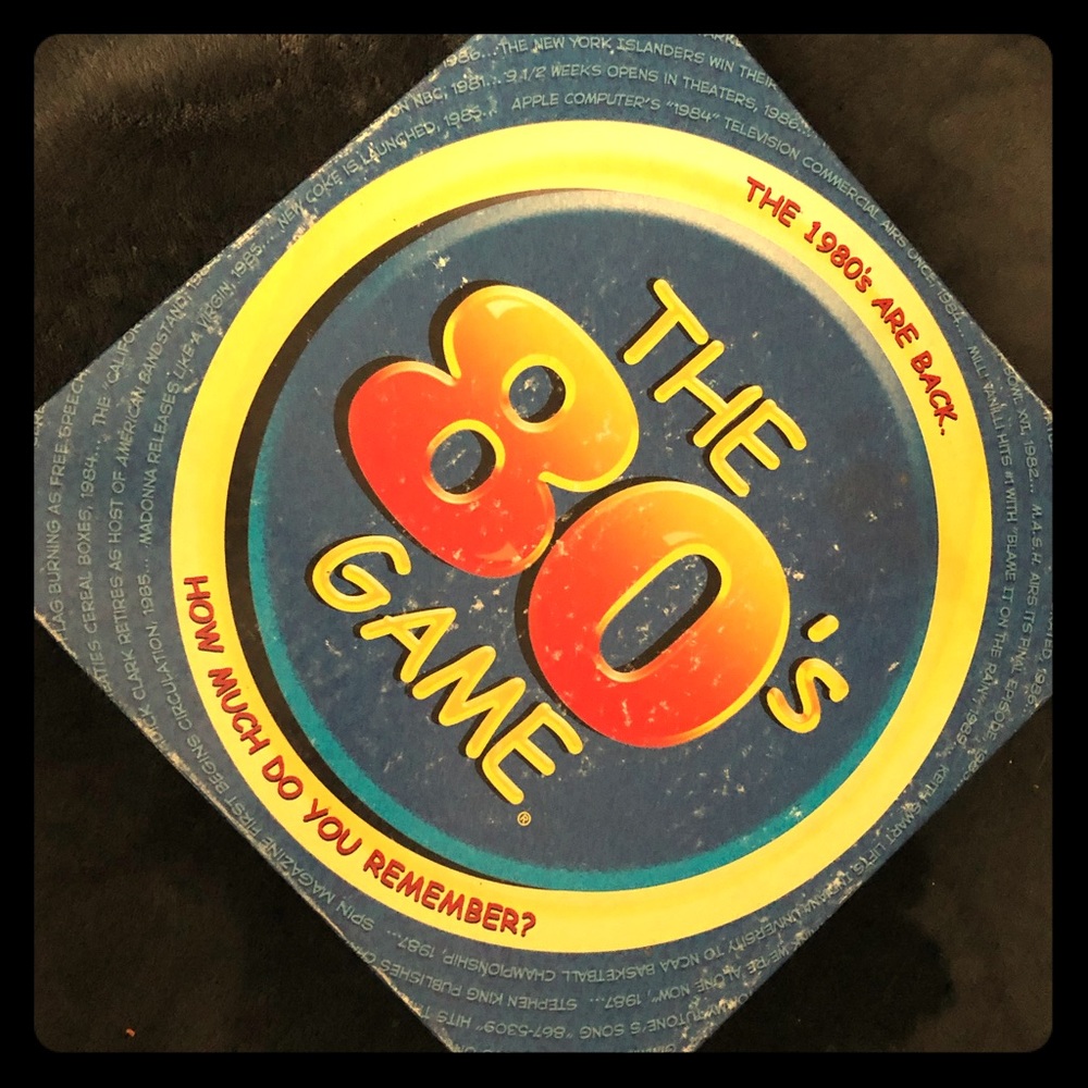 80’s trivia board game